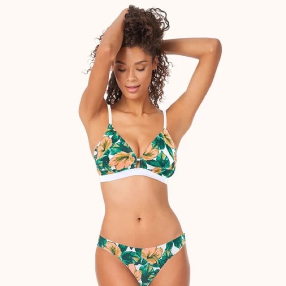 NWT Wear Lively Bust Bralette - Havana Print
